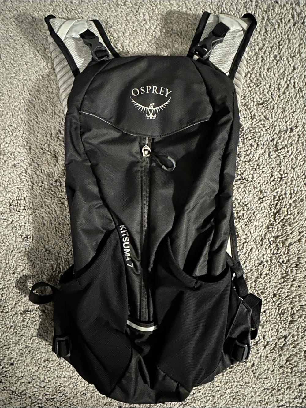 Osprey Katari Kitsuma Black Hydration Backpack (Hydration Bladder not included)